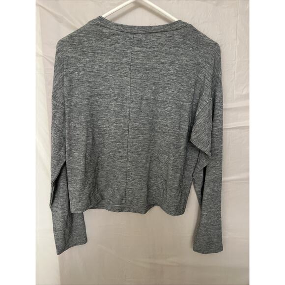 CODE X MODE Women’s Crewneck Short/Cropped Sweater Pullover Gray Size Medium NWT - Picture 6 of 9